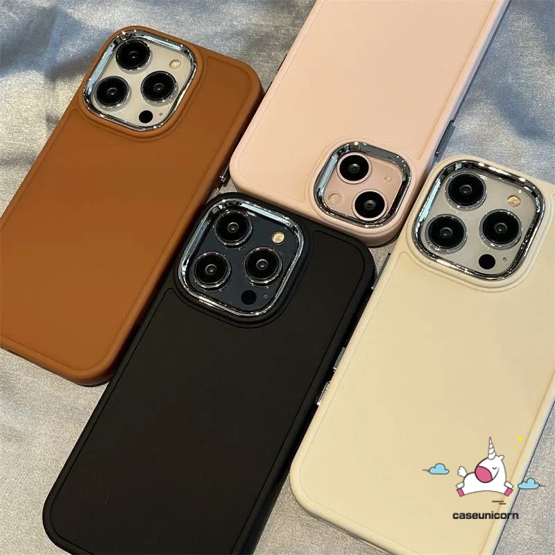 Ốp Điện Thoại iPhone Màu Kẹo Ngọt Kiểu Vuông Sang Trọng Cho iPhone 7plus 15 11 XR 14 13 11 12 Pro MAX X XS MAX SG196