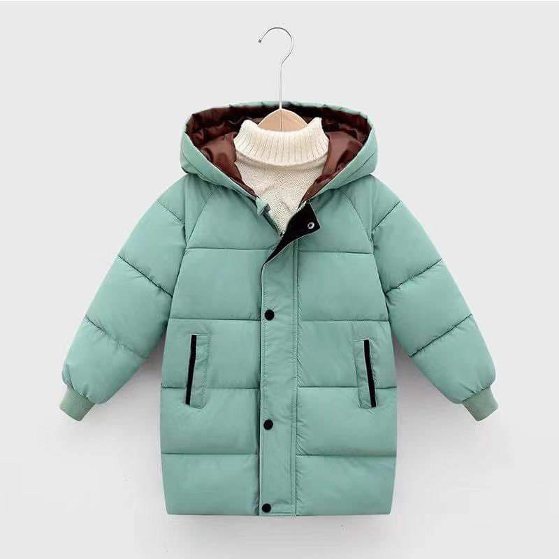 Áo khoác dáng dài siêu nhẹ lót lụa hàng Quảng Châu cao cấp cho bé 12-48kg