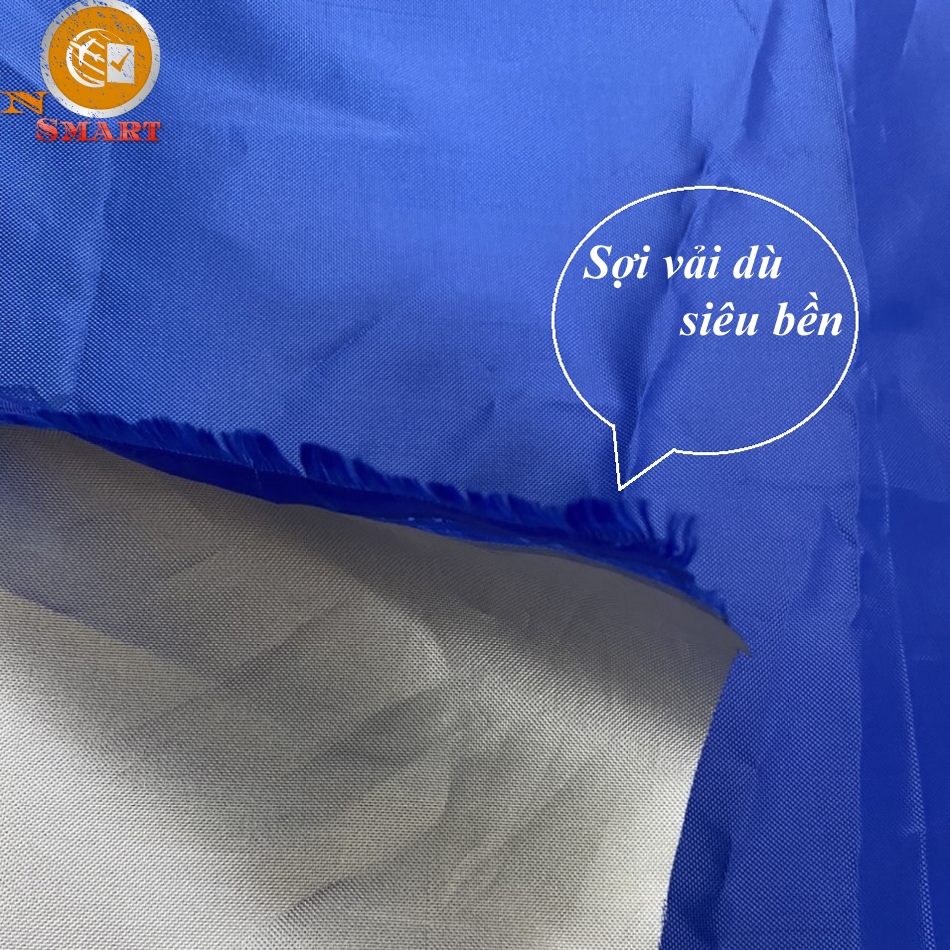 Bạt Phủ Máy Giặt Siêu Bền Màu Xanh Nước Biển Vải Dù Tráng Lớp Nhũ Bạc Siêu Bền Chống Mưa Nắng Nóng