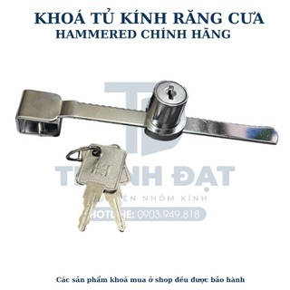 Khóa tủ kính răng cưa Hammered
