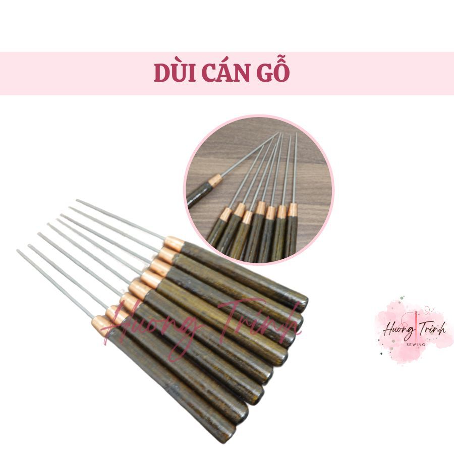 Dùi cán gỗ