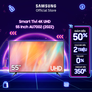 Ảnh chụp Smart Tivi Samsung 4K UHD 55 Inch UA55AU7002KXXV - Miễn phí lắp đặt tại Bắc Ninh