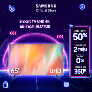 Ảnh chụp [ELSAMCE15 Giảm 15%] Smart Tivi Samsung Crystal UHD 4K 65 inch UA65AU7700KXXV - Miễn phí lắp đặt tại Bắc Ninh