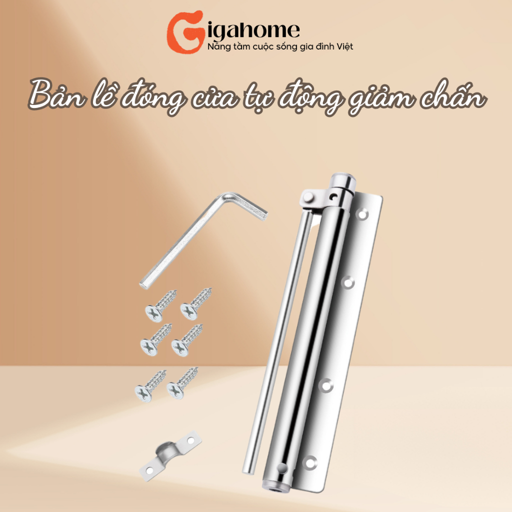 Bản Lề Đóng Cửa Tự Động GIGAHOMEVN Lựa Chọn Cho Văn Phòng Cửa Hàng, Giảm Chấn Hiệu Quả 9318