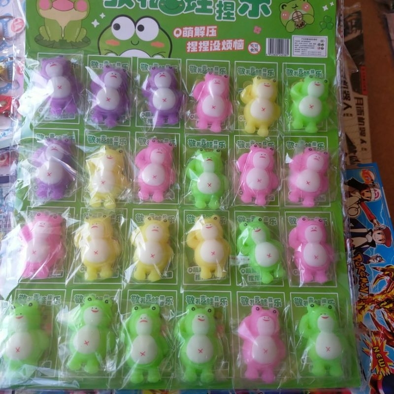 Vỉ 24 dẻo mô chi gấu dâu kute