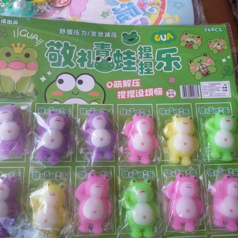 Vỉ 24 dẻo mô chi gấu dâu kute