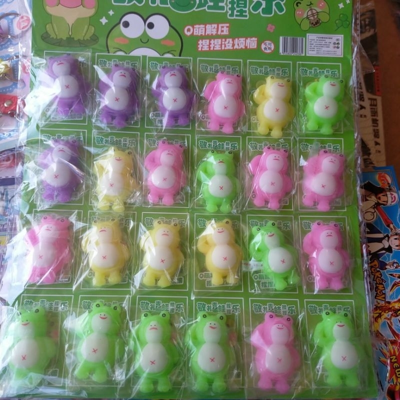 Vỉ 24 dẻo mô chi gấu dâu kute