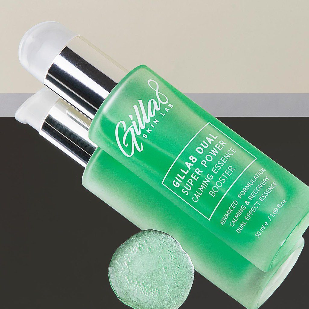 Tinh chất Tràm Trà giảm mụn GILLA8 Dual Super Power CALMING Essence Booster 50ml
