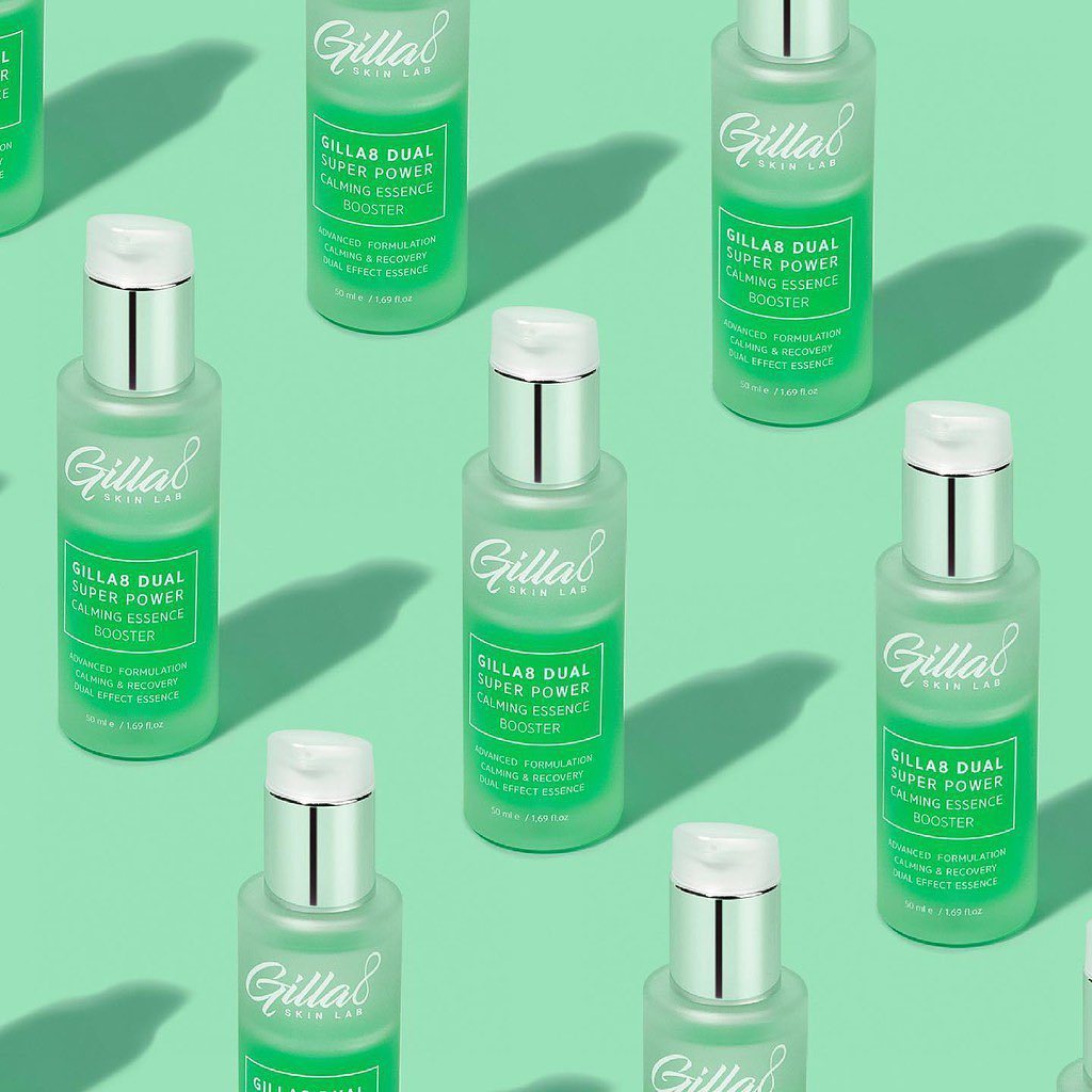 Tinh chất Tràm Trà giảm mụn GILLA8 Dual Super Power CALMING Essence Booster 50ml