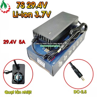 Sạc 7s 29.4v 5a dùng cho pin li-ion 3.7v
