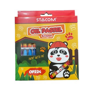 Sáp dầu Oil Pastel Stacom 24 màu OP224 - hộp