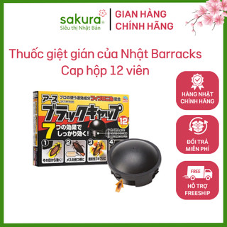 Viên giệt gián của Nhật Barracks Cap hộp 12 viên