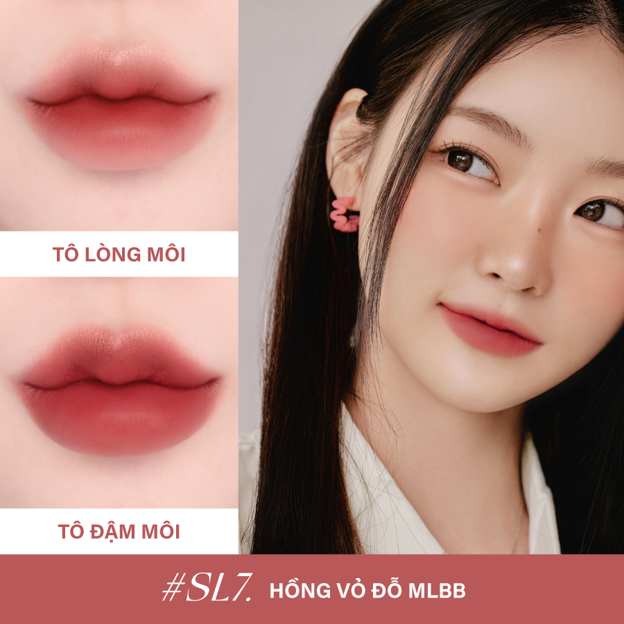 Son Kem Siêu Lì, Siêu Mịn Môi Hàn Quốc Merzy Soft Touch Lip Tint 3g