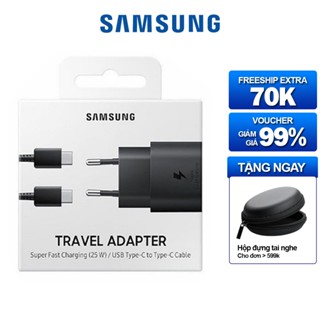 Bộ sạc nhanh Samsung 25W Type C Full Box Hàng 1:1 củ sạc samsung và dây sạc samsung type c dài 1m DYDX bảo hành 6 tháng