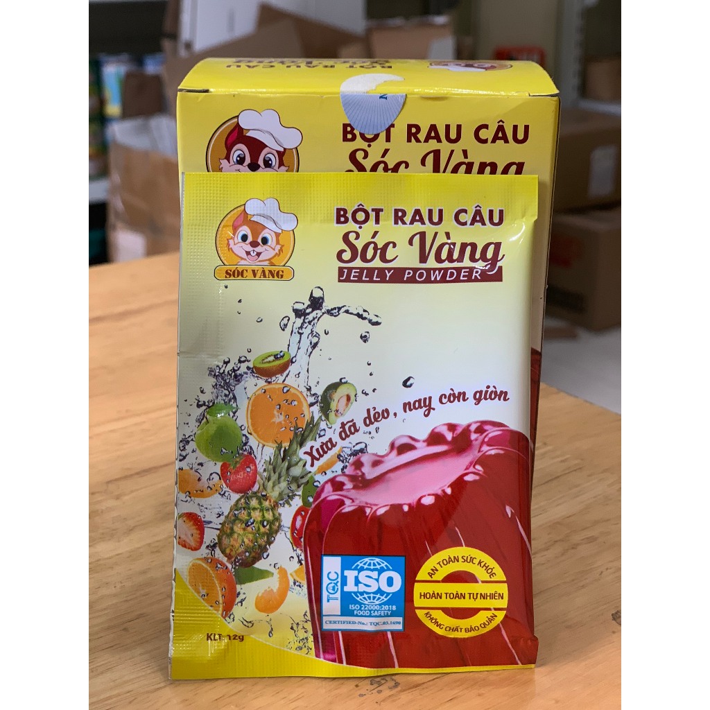 Bột rau câu dẻo, giòn