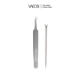 COMBO CÂY NẶN MỤN 2 ĐẦU VÀ NHÍP GẮP MỤN T07