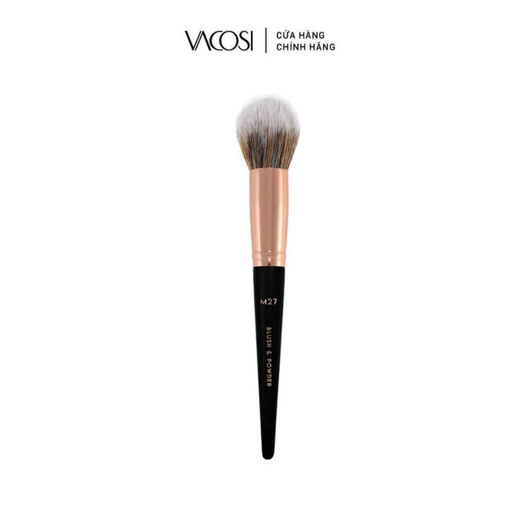 Cọ Phủ Cao Cấp Đầu Bầu Tròn VACOSI BLUSH & POWDER BRUSH - M27