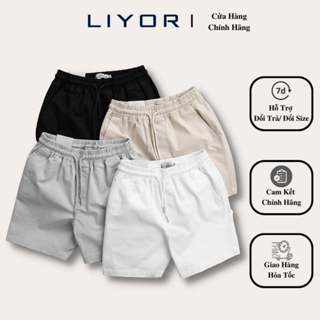 Quần Short Nam Kaki LIYOR Quần Ngắn Nam lưng thun co giãn mềm mịn 4 màu trẻ trung basic QKK006