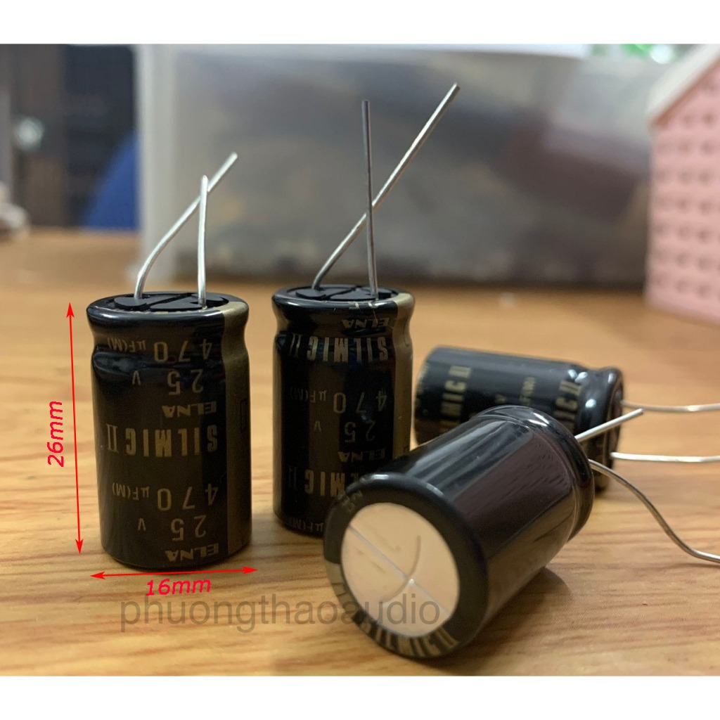 Tụ Elna Silmic II 470uf 25v chuyên dùng cho audio