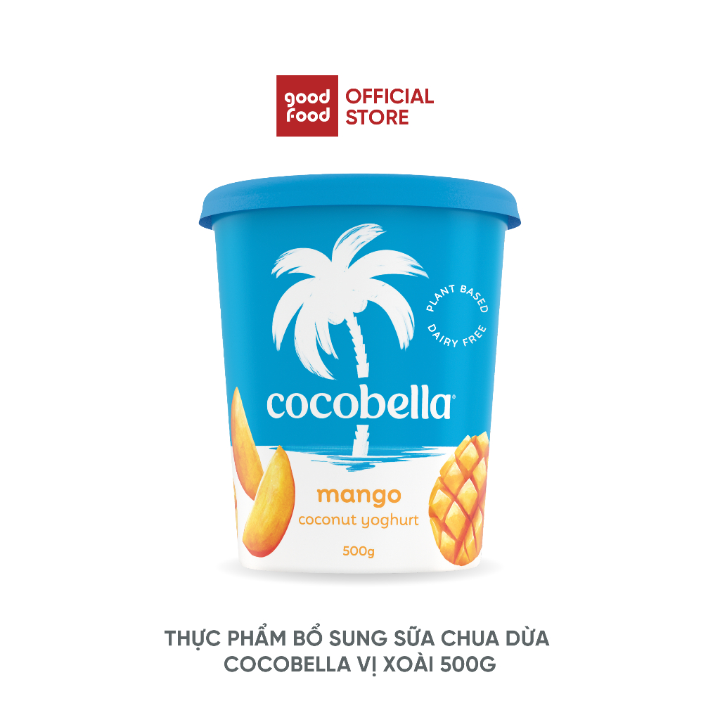 Sữa Chua Thuần Chay Cocobella vi xoài 500G - 1 hũ