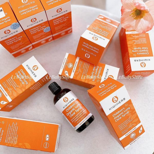 SIRO DỌN ĐỜM SÂU KIWI LUNG CLEAR - LÀM SẠCH PHỔI HỮU CƠ DÀNH CHO TRẺ EM