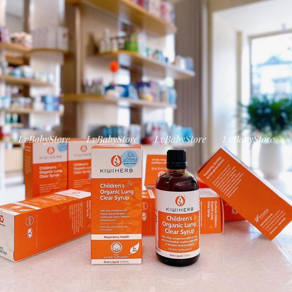 SIRO DỌN ĐỜM SÂU KIWI LUNG CLEAR - LÀM SẠCH PHỔI HỮU CƠ DÀNH CHO TRẺ EM