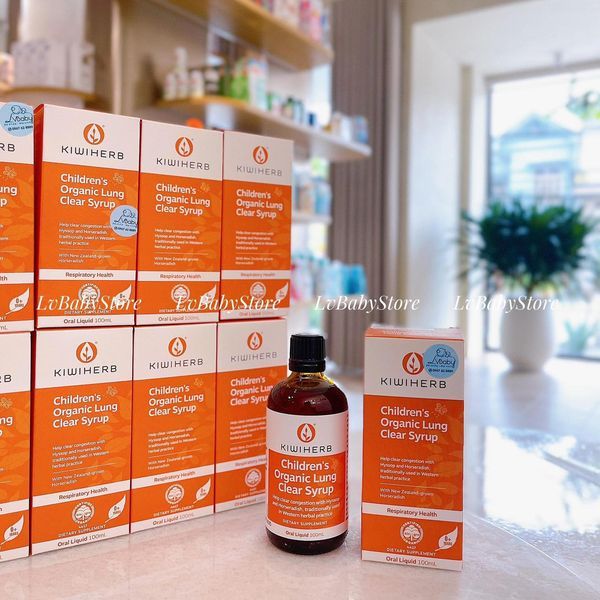 SIRO DỌN ĐỜM SÂU KIWI LUNG CLEAR - LÀM SẠCH PHỔI HỮU CƠ DÀNH CHO TRẺ EM