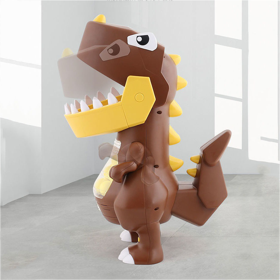 Đồ Chơi Máy Bắt Bóng Tính Điểm Khủng Long Có Bảng Điện Tử - Súng Bắn Khủng Long - Tặng Kèm 2 Súng Và 24 Bóng