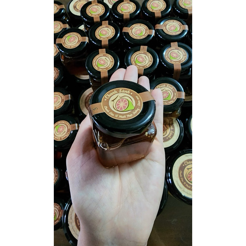 Chanh Sành cho người HAY HO - hũ nhỏ 50ml dùng thử. Chanh đào ủ muối mật ong.