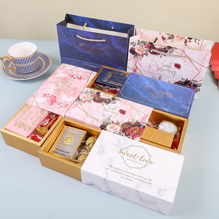 Set túi hộp giấy đựng quà sang trọng