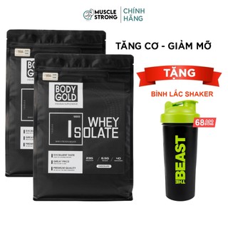 Combo 2 túi Sữa Tăng Cơ - Body Gold - Whey Protein Isolate - Phát triển cơ - Giảm mỡ - túi 1kg / 40 servings