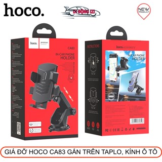Giá Đỡ Điện Thoại Trên Ô Tô Gắn Taplo, Kính Hoco CA83, Kẹp Smartphone, iPhone trên Xe Hơi Siêu Chắc Chắn [CHÍNH HÃNG]