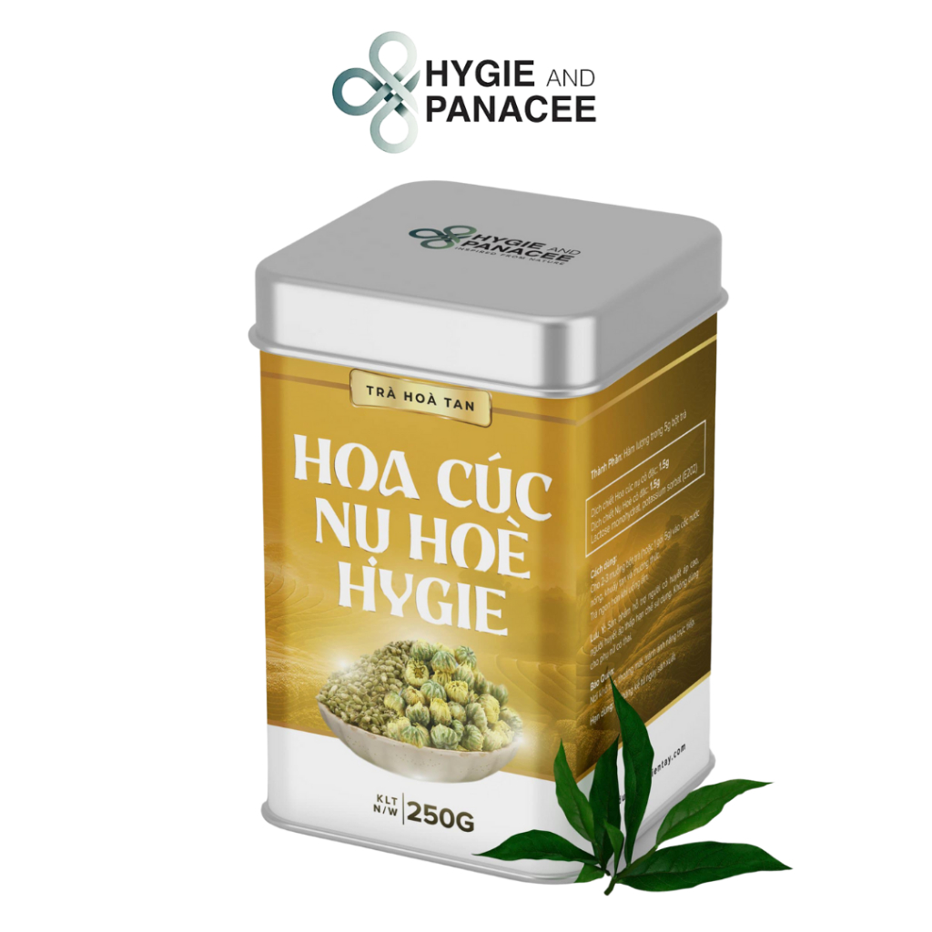 Trà hòa tan Hoa Cúc Nụ Hòe Hygie 50g/250g thanh nhiệt, giải độc