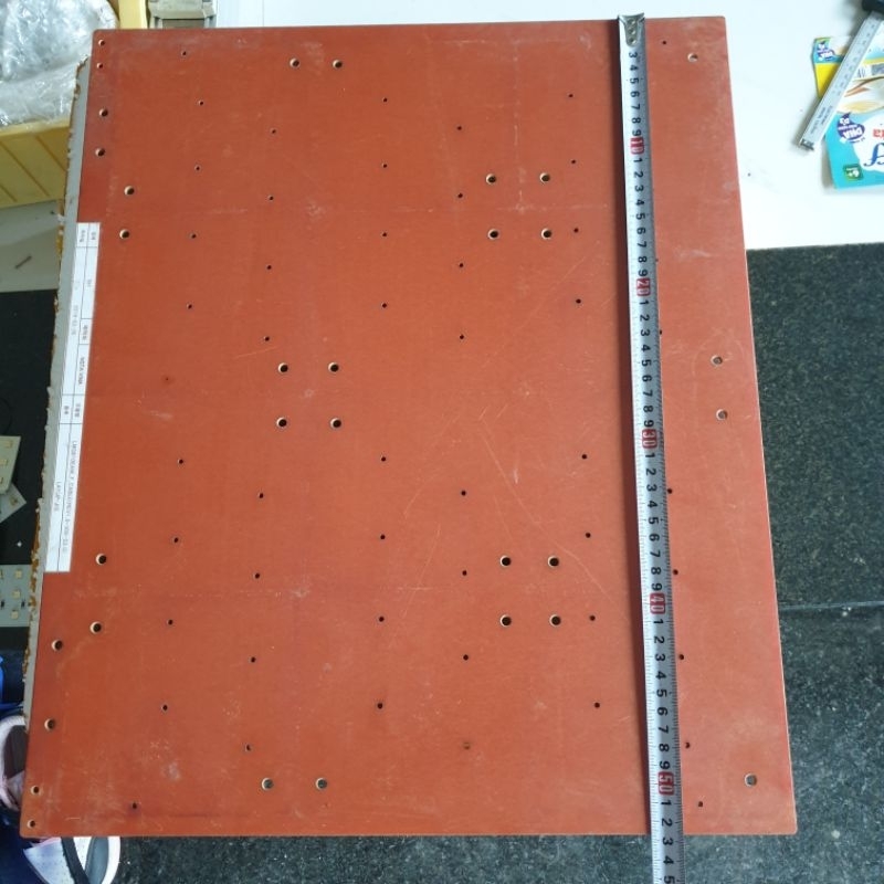 phíp cách điện, cách nhiệt 520x430x8mm nặng 2.5kg làm bàn hàn gọt cell pin 18650