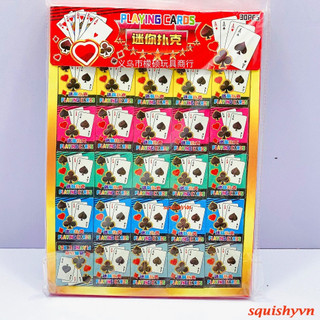 Bộ bài Tây - Bài Poker mini tí hon, kích thước siêu bé nhỏ dễ thương