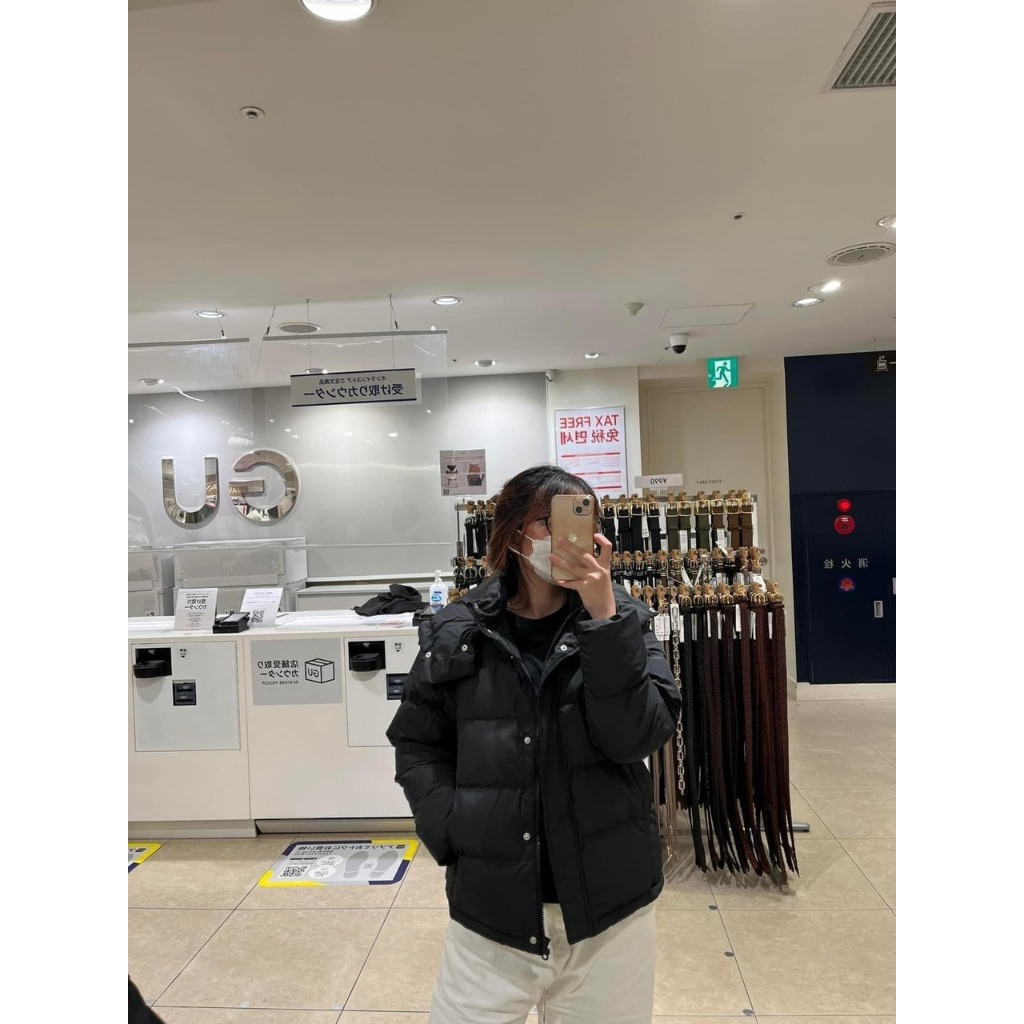 Áó Phao đại hàn nhà G.U màu be