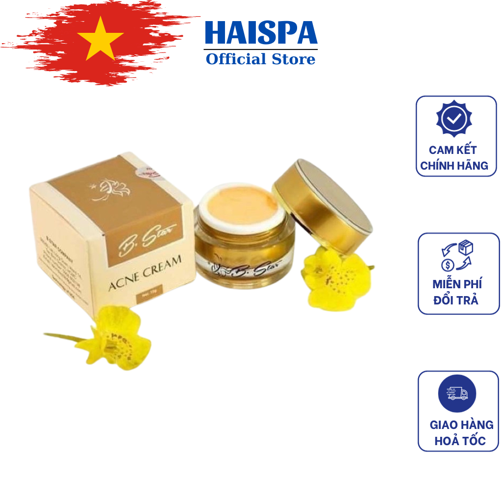 Kem mụn Bstar, kem  chấm mụn cam kết chất lượng hiệu quả - Haispa