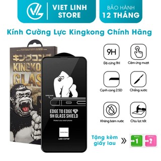 Cường Lực KingKong 3D Chính Hãng Full Màn Chống Vân Tay - Việt Linh Store