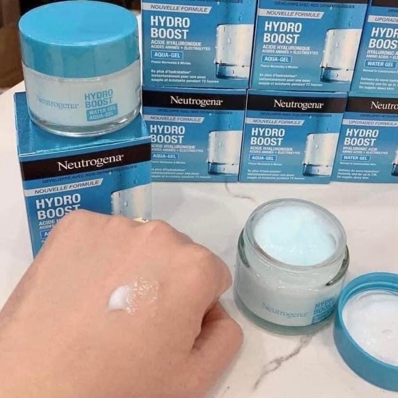 Kem Dưỡng Ẩm Neutrogena Hydro Boost Water Gel Cream 50g Chính Hãng - Netrogena Aqua Gel Cho Da Dầu Mụn, khô