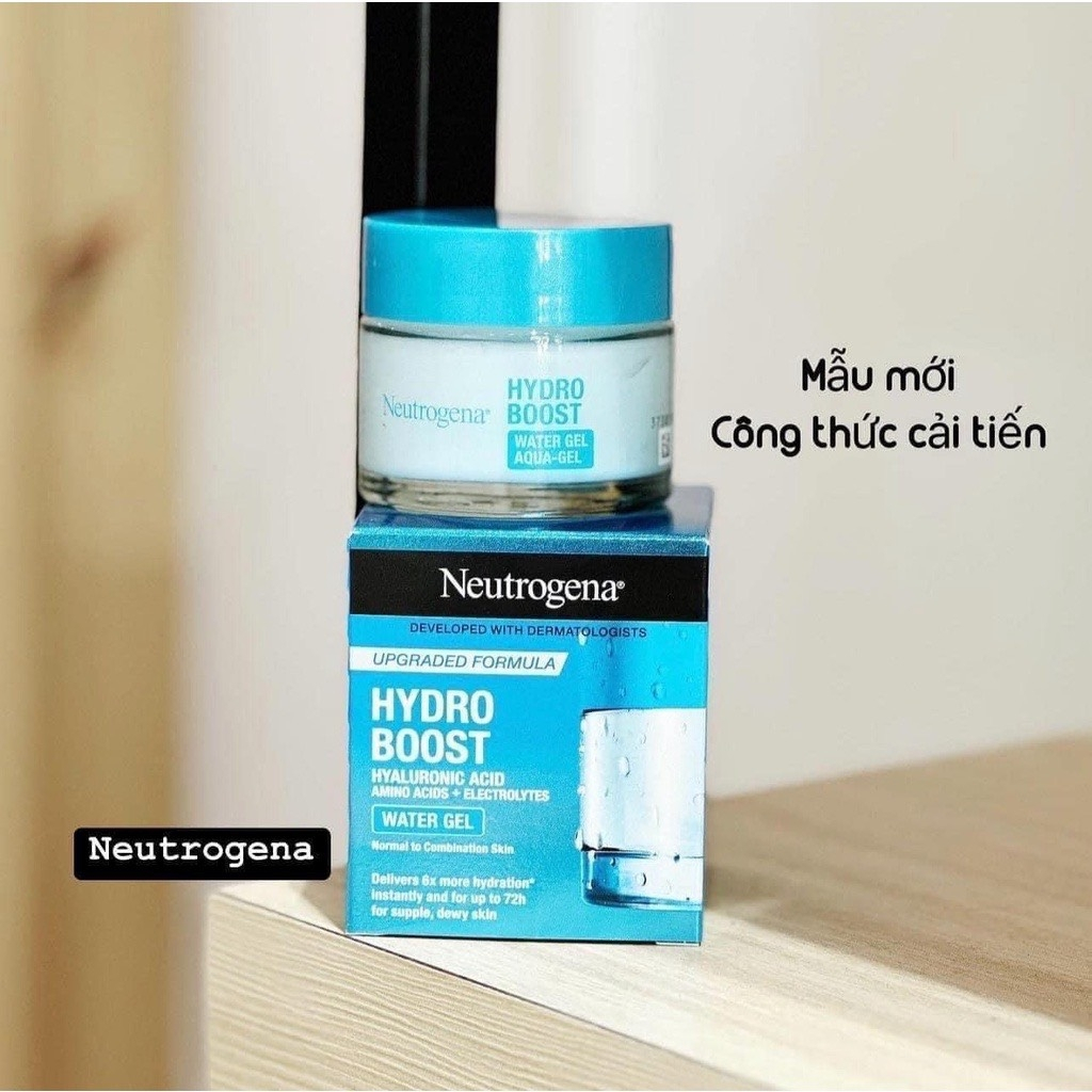 Kem Dưỡng Ẩm Neutrogena Hydro Boost Water Gel Cream 50g Chính Hãng - Netrogena Aqua Gel Cho Da Dầu Mụn, khô