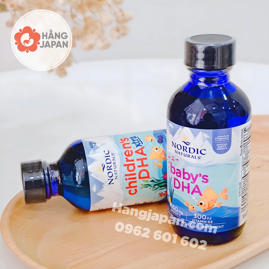 DHA Nordic Naturals Baby's/ Children's Extra cho bé từ 0-6 tuổi chai 60ml - Hàng Mỹ