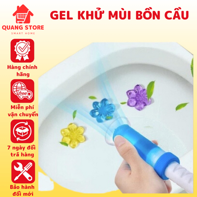Gel khử mùi bồn cầu gel thơm khử trùng bồn cầu dạng thạch hình bô
