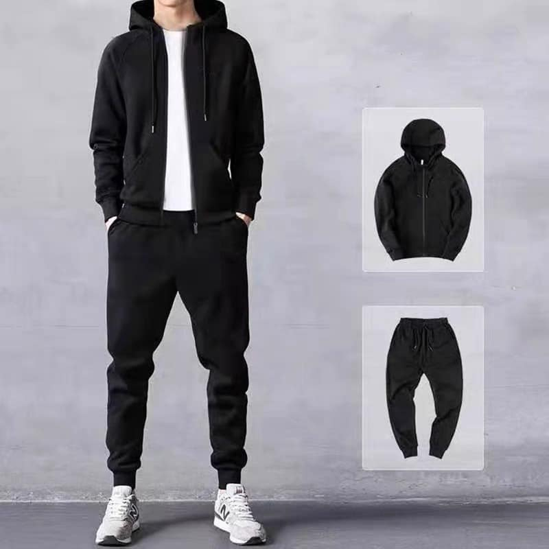 Bộ khoác nỉ ép khoá bên dư xịn cho bé