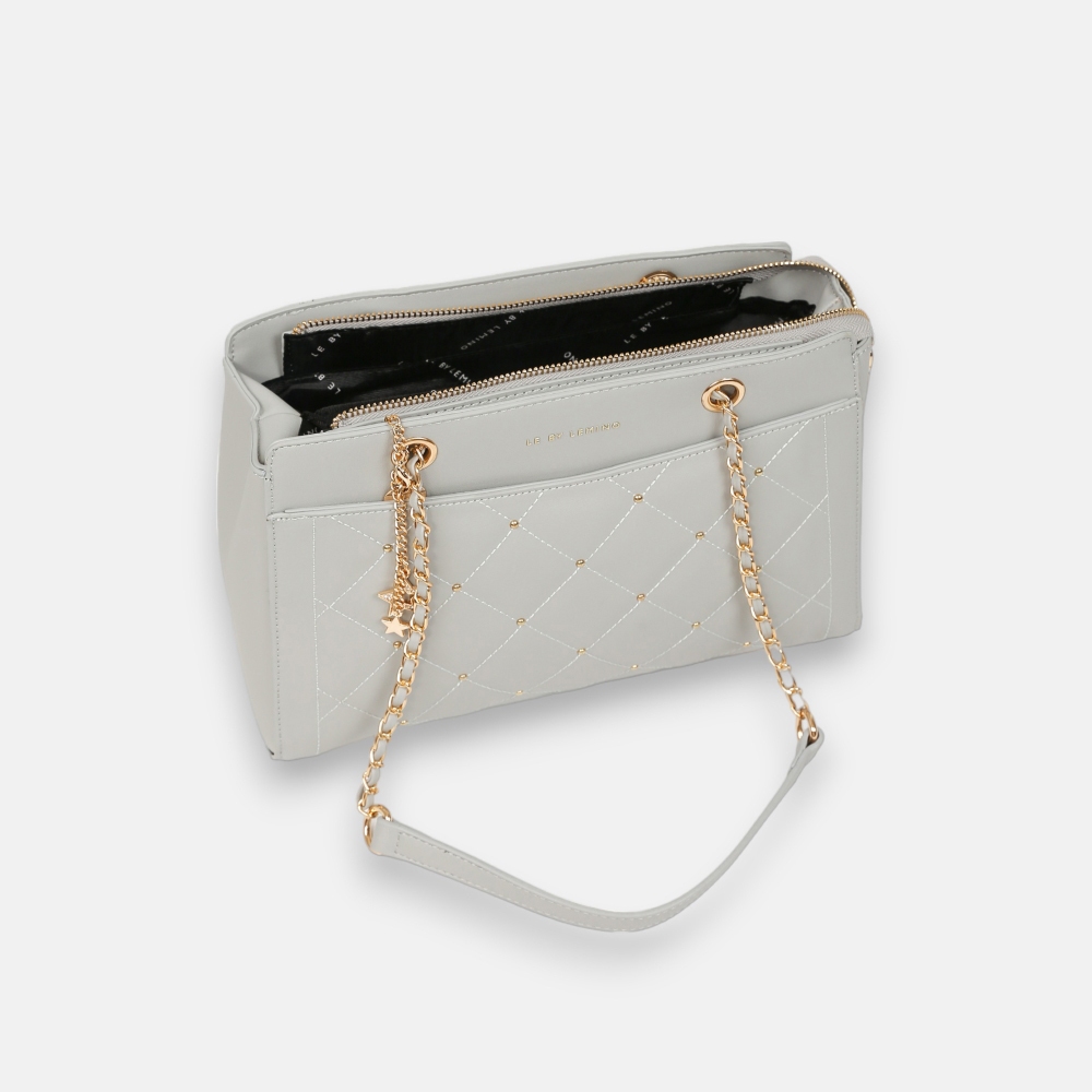 Túi Xách Nữ Lemino Dây Pha Xích Kèm Charm LB23253