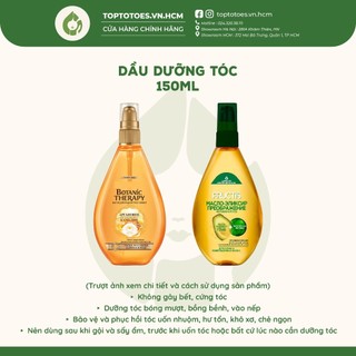 Dầu dưỡng tóc Garnier Fructis/ Botanic Therapy dưỡng tóc bóng mượt, không bết