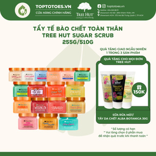 Tẩy tế bào chết toàn thân Tree Hut Sugar Scrub 255g/510g