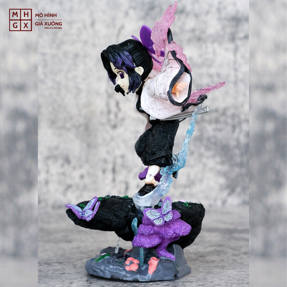 Mô Hình Kimetsu No Yaiba Shinobu G5 chiến đấu - Cao 13cm - nặng 144Gram - Figure Thanh gươm diệt quỷ - Có Vỏ Hộp màu
