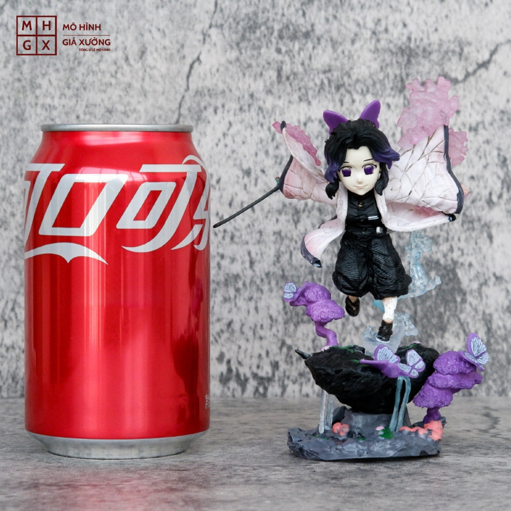Mô Hình Kimetsu No Yaiba Shinobu G5 chiến đấu - Cao 13cm - nặng 144Gram - Figure Thanh gươm diệt quỷ - Có Vỏ Hộp màu