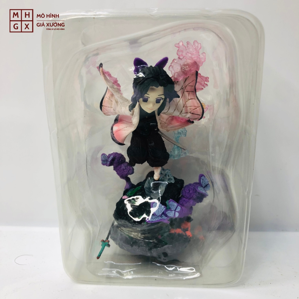 Mô Hình Kimetsu No Yaiba Shinobu G5 chiến đấu - Cao 13cm - nặng 144Gram - Figure Thanh gươm diệt quỷ - Có Vỏ Hộp màu