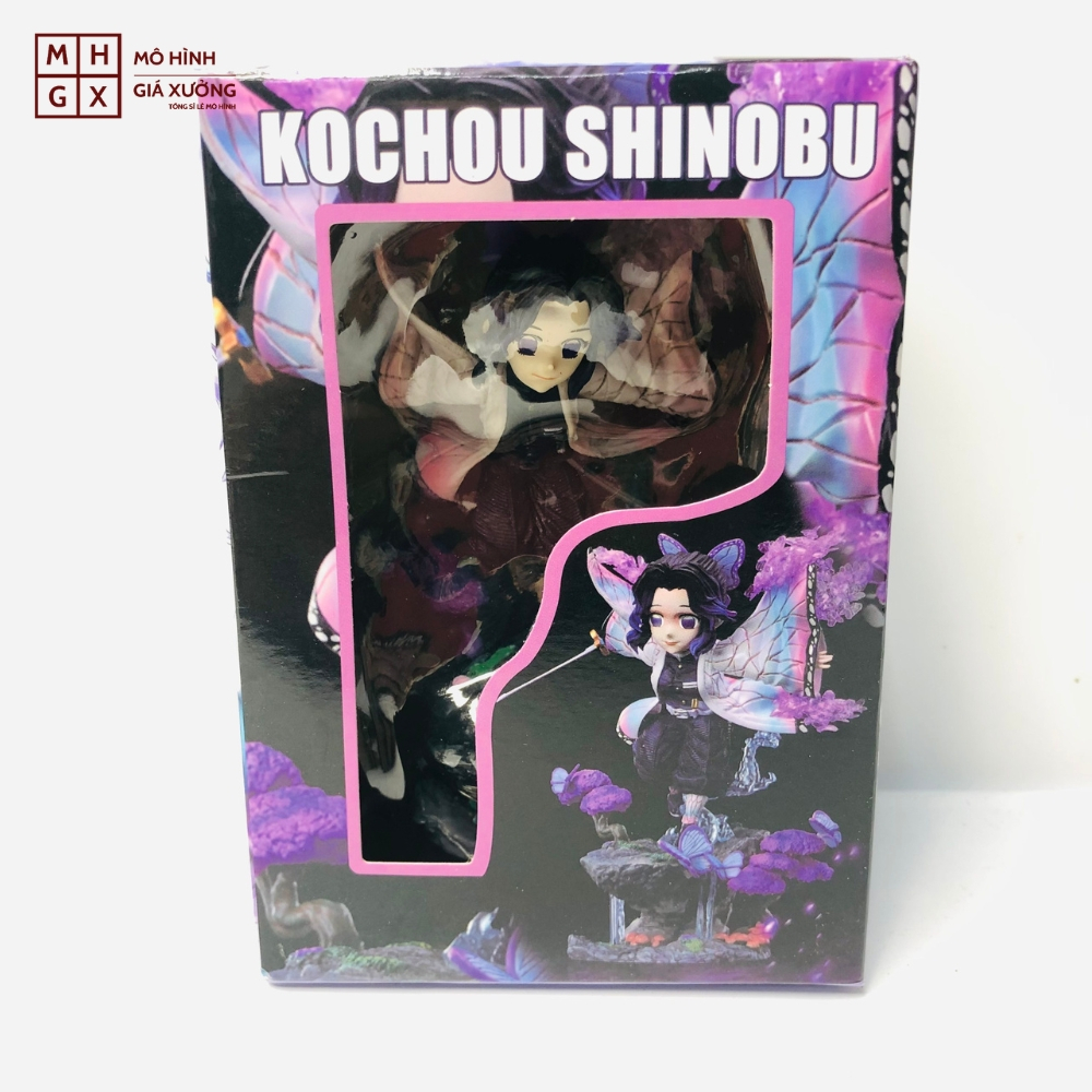 Mô Hình Kimetsu No Yaiba Shinobu G5 chiến đấu - Cao 13cm - nặng 144Gram - Figure Thanh gươm diệt quỷ - Có Vỏ Hộp màu